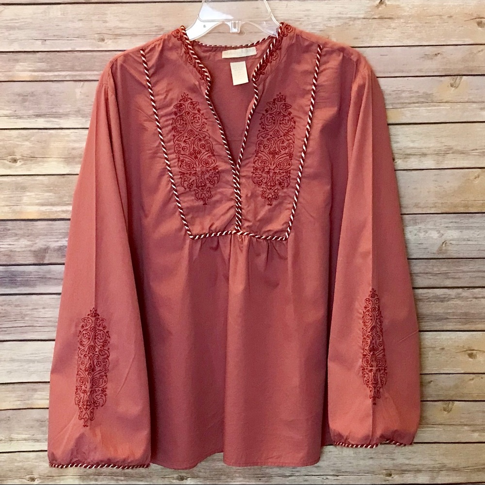 SOLD Embroidered Tunic 2X - Picture 5 of 7